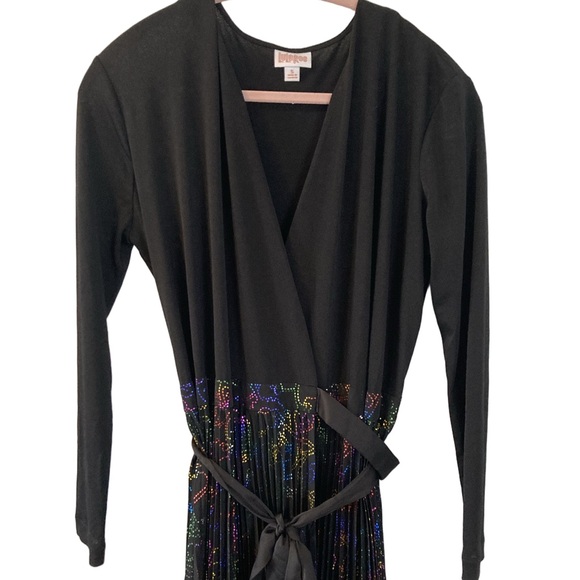 LuLaRoe DeAnne Wrap Maxi Dress – Extra Long | Size Small (6–8) NWOT Cocktail - Picture 4 of 12